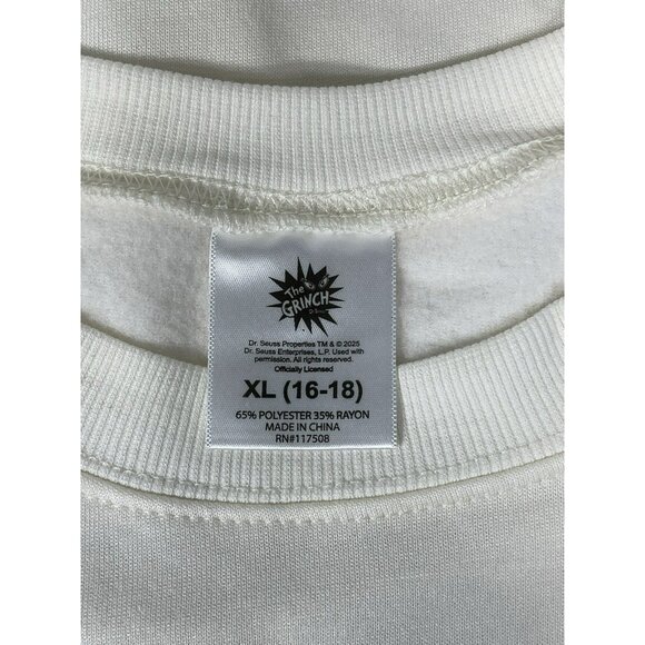 The Grinch Womens Whoville Front Back Graphic XL White - Picture 10 of 11